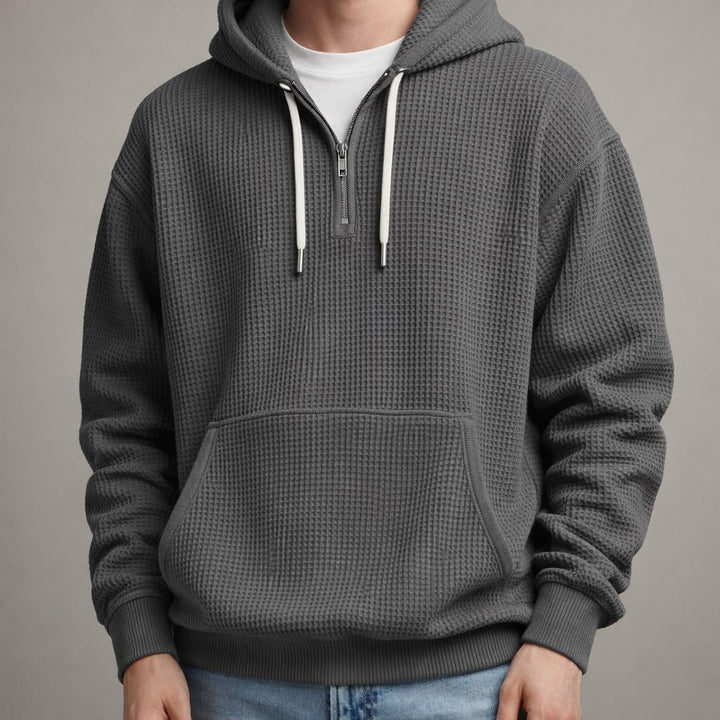 Nico Textured Hooded Pullover