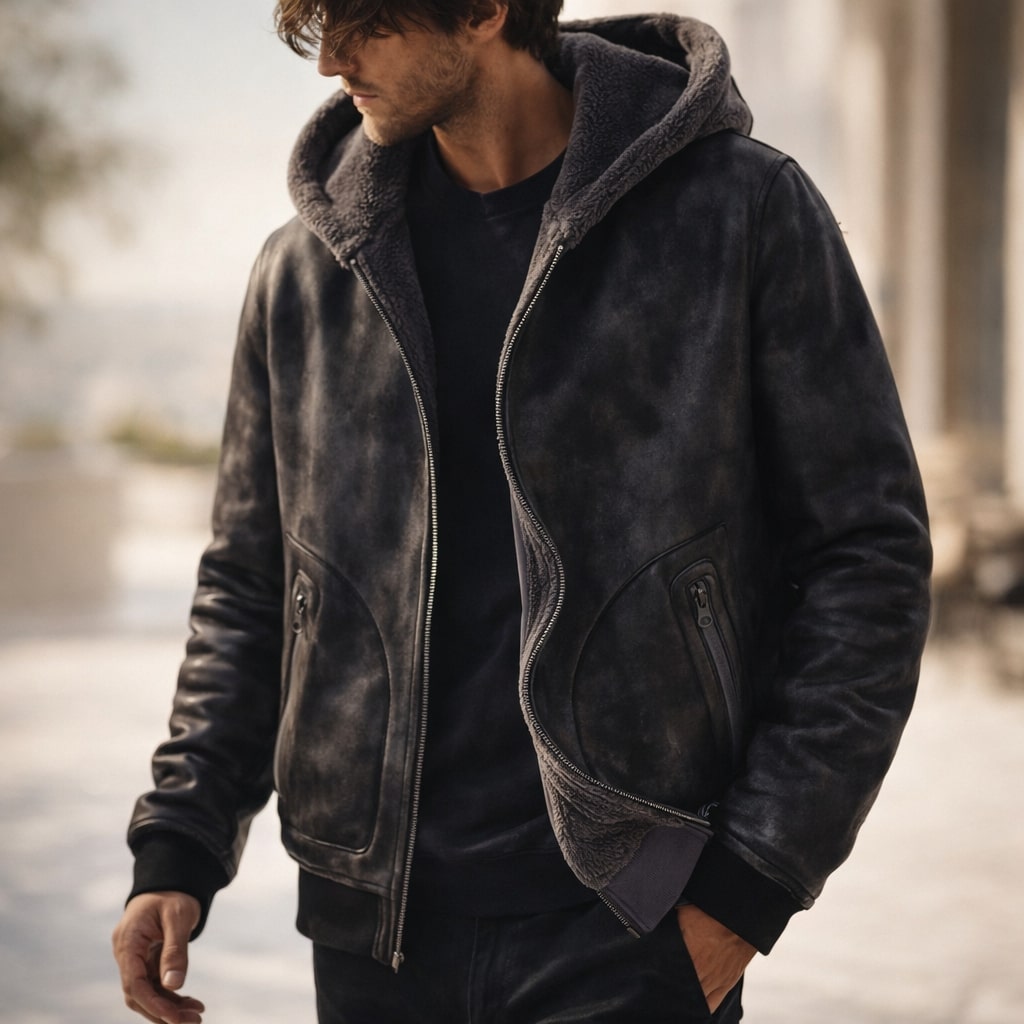 Alessandro Lined Hooded Jacket