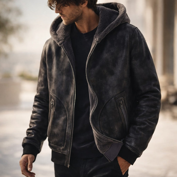 Alessandro Lined Hooded Jacket