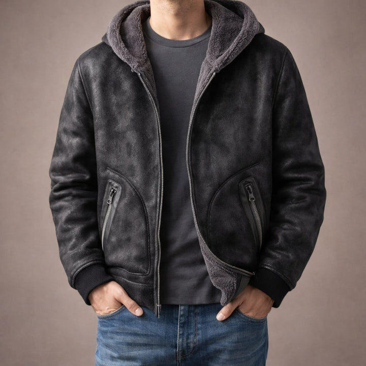 Alessandro Lined Hooded Jacket