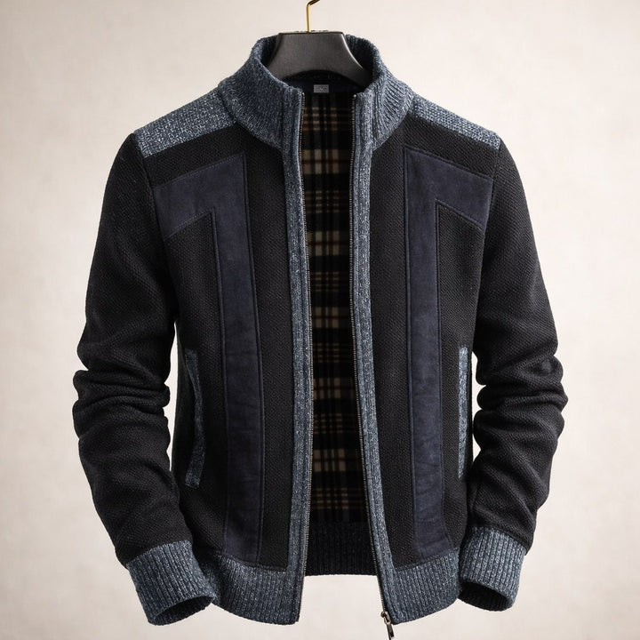 Rafael Lined Knit Zip Jacket