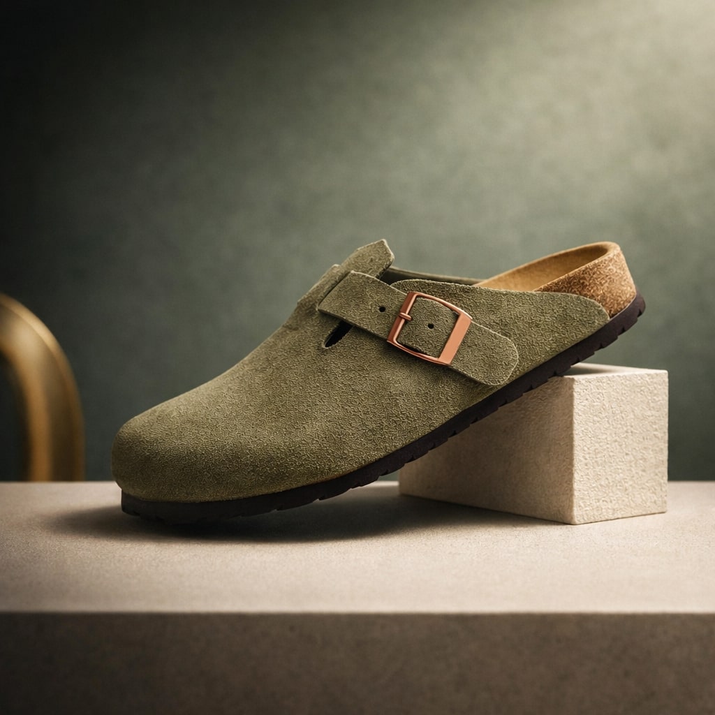 Bruno Cushioned Buckle Clog