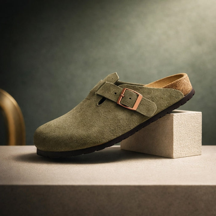 Bruno Cushioned Buckle Clog