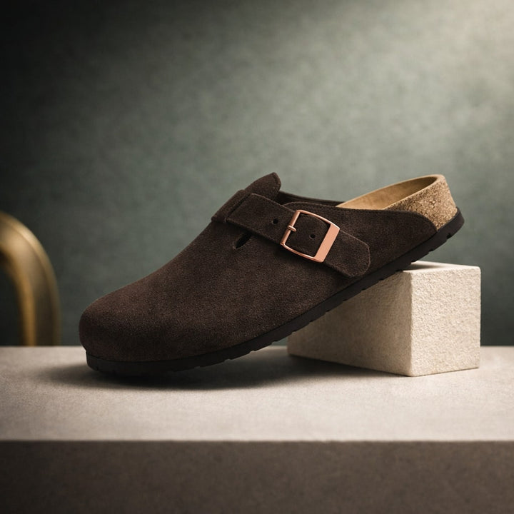 Bruno Cushioned Buckle Clog