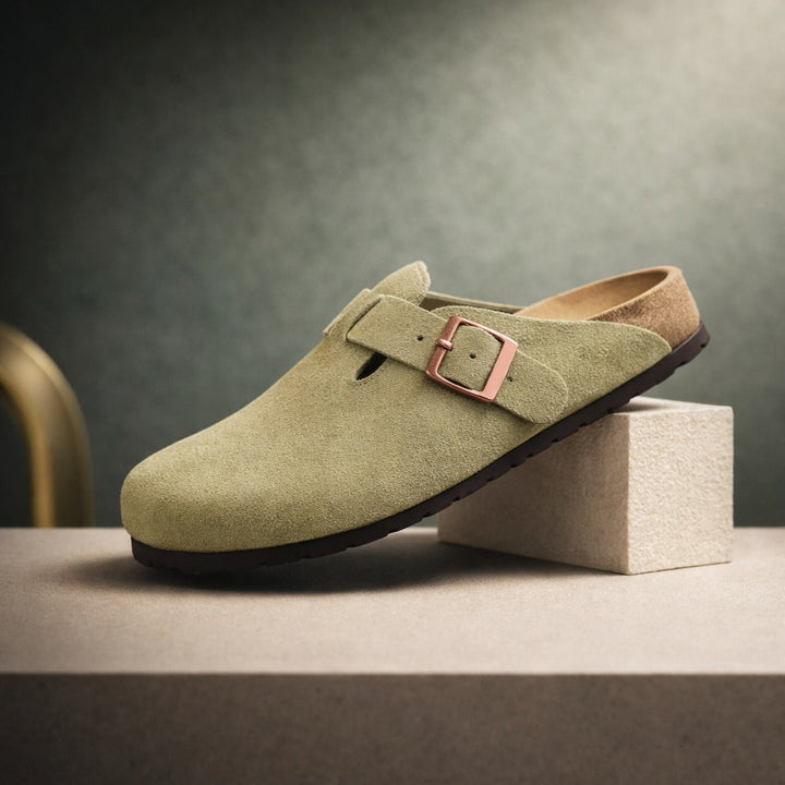 Bruno Cushioned Buckle Clog