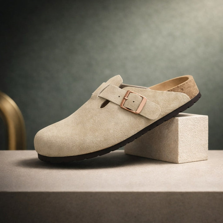Bruno Cushioned Buckle Clog