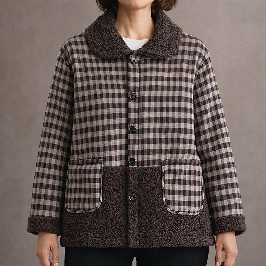 Lisa Lined Check Jacket