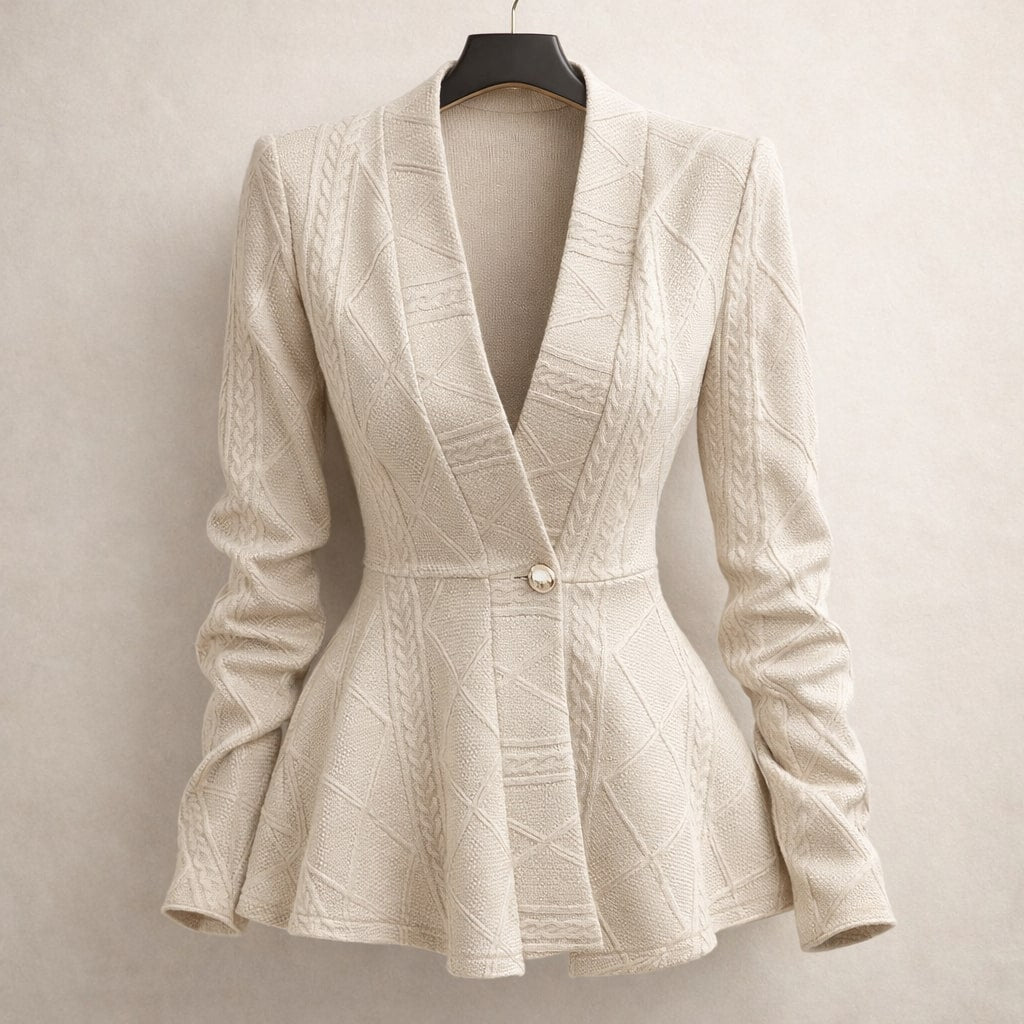 Alessandra Sculpted Peplum Jacket