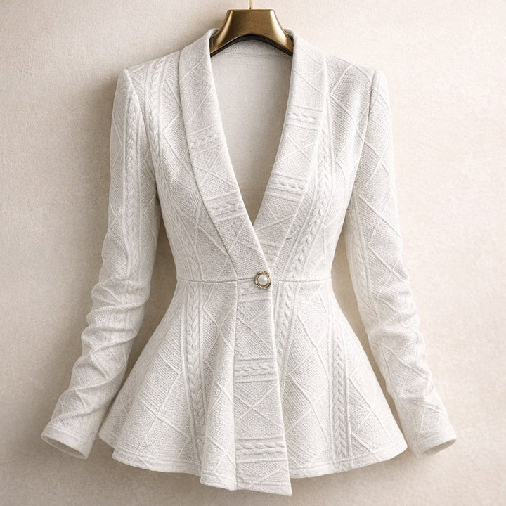 Alessandra Sculpted Peplum Jacket
