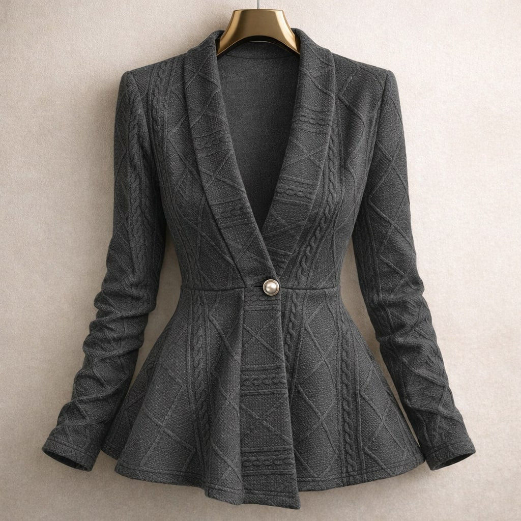 Alessandra Sculpted Peplum Jacket