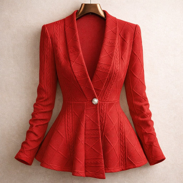 Alessandra Sculpted Peplum Jacket