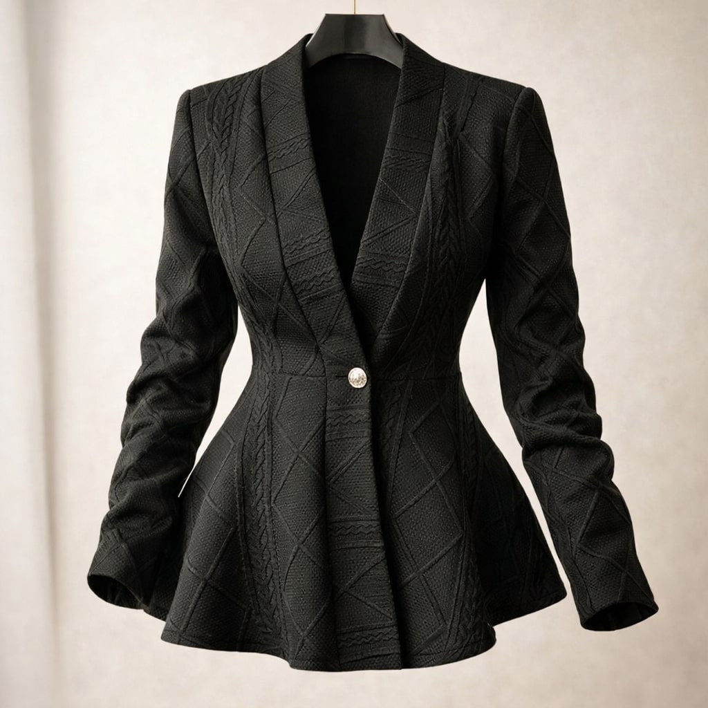 Alessandra Sculpted Peplum Jacket