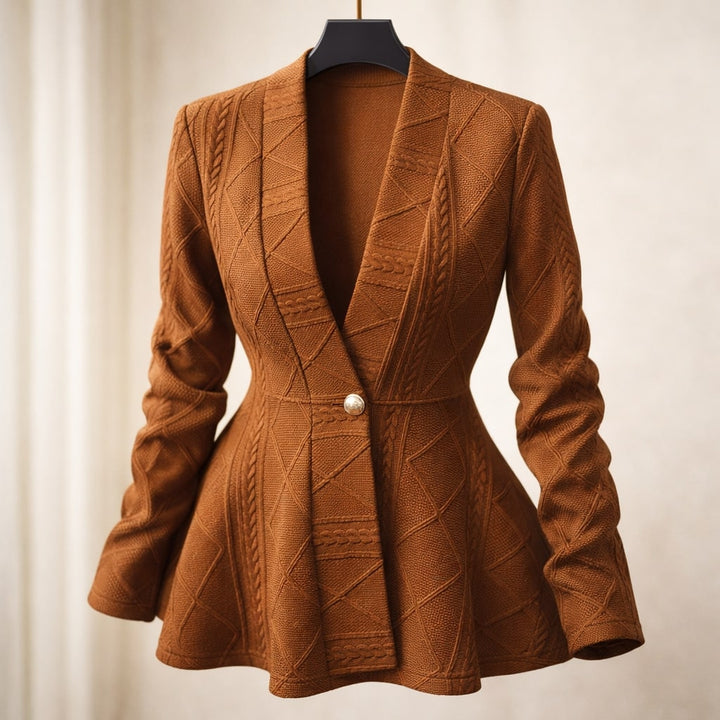 Alessandra Sculpted Peplum Jacket
