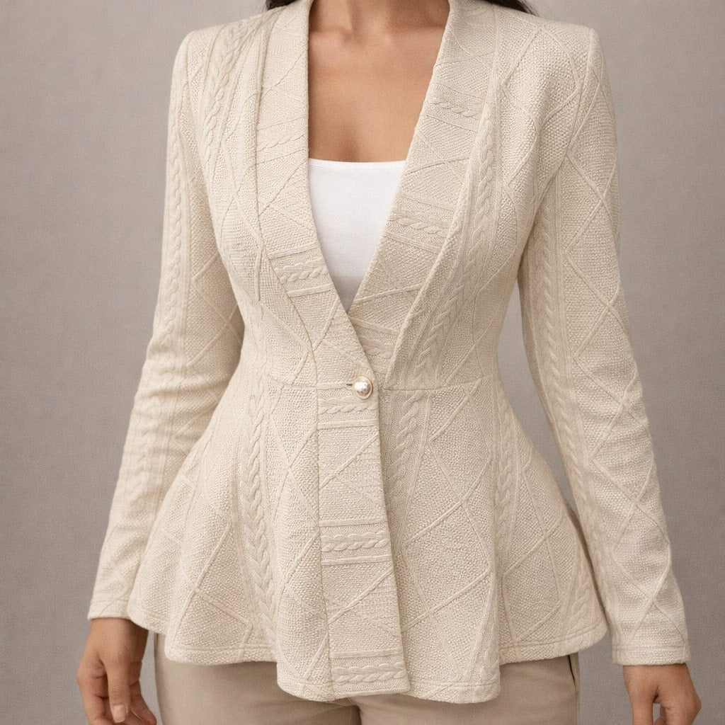 Alessandra Sculpted Peplum Jacket