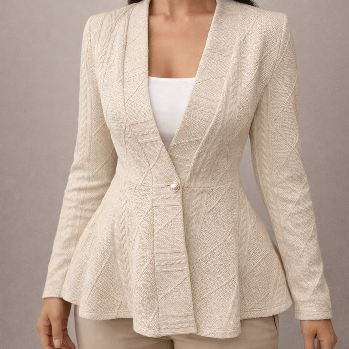Alessandra Sculpted Peplum Jacket