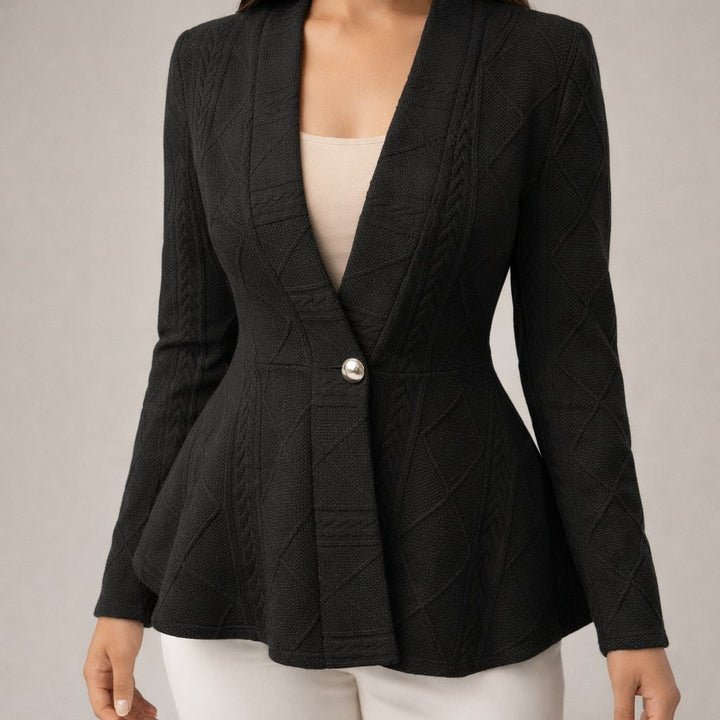 Alessandra Sculpted Peplum Jacket