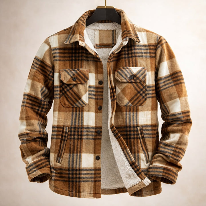 Matteo Lined Flannel Overshirt