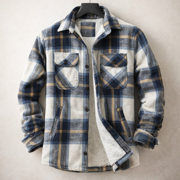 Matteo Lined Flannel Overshirt