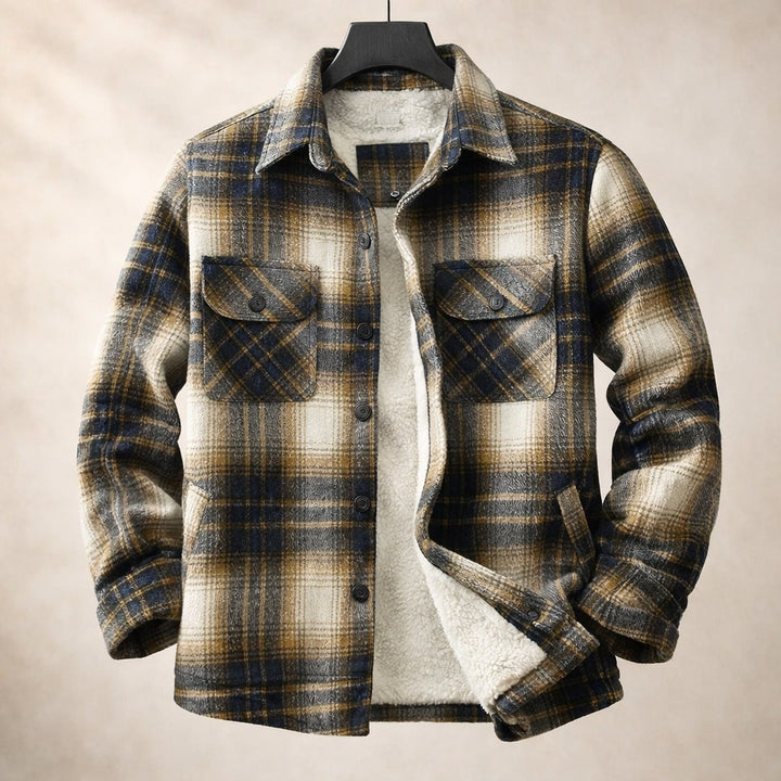 Matteo Lined Flannel Overshirt