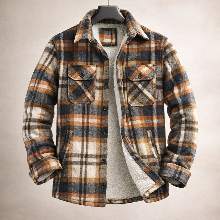 Matteo Lined Flannel Overshirt