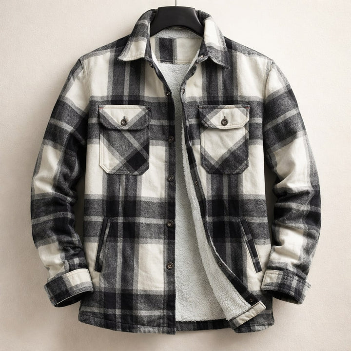 Matteo Lined Flannel Overshirt