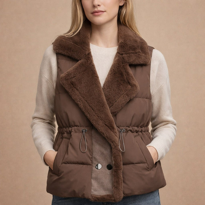 Noemi Cotton-Filled Padded Vest