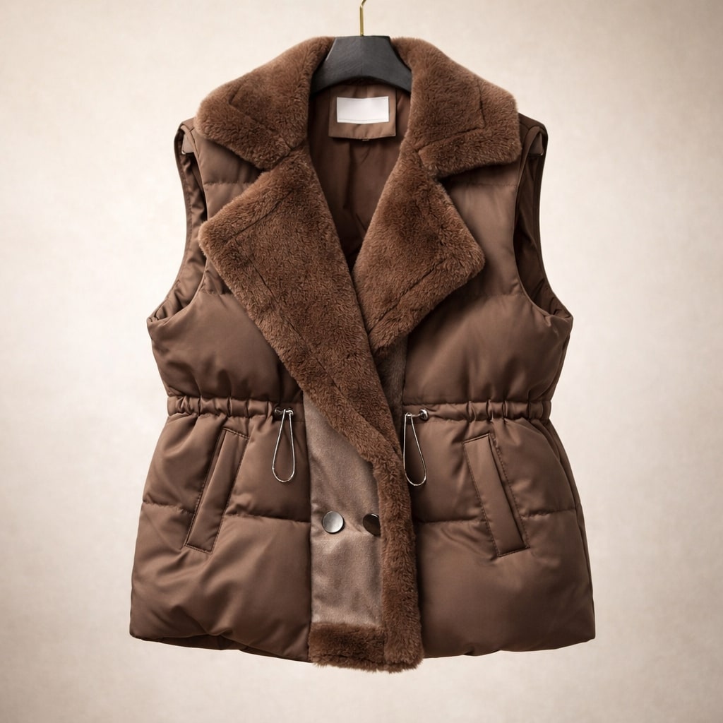 Noemi Cotton-Filled Padded Vest