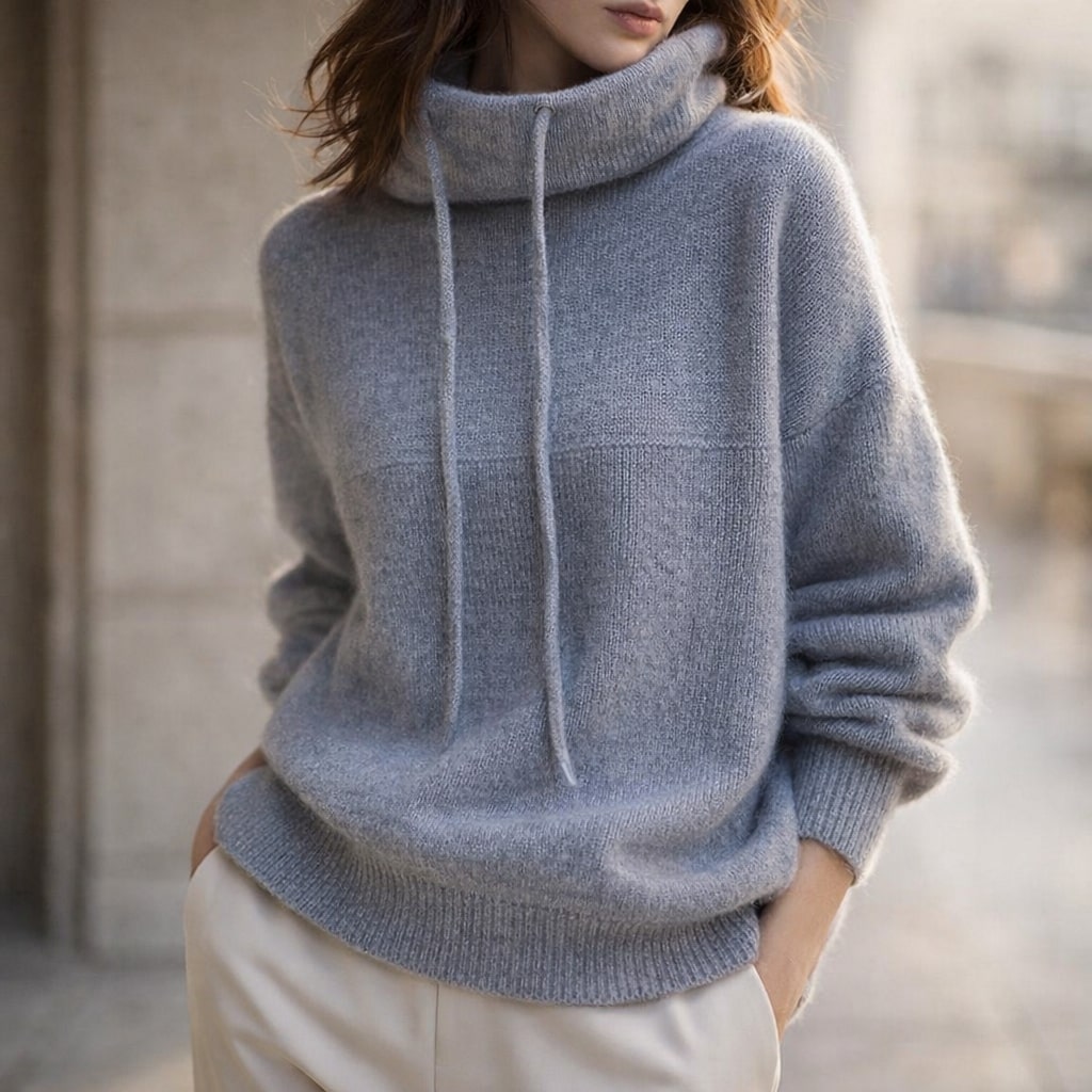 Alina Knit Hooded Sweater