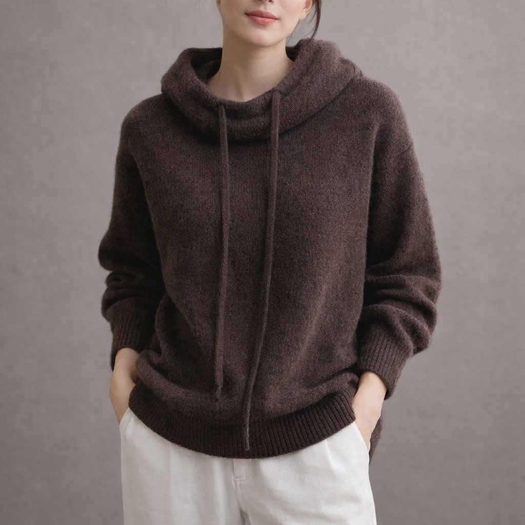 Alina Knit Hooded Sweater