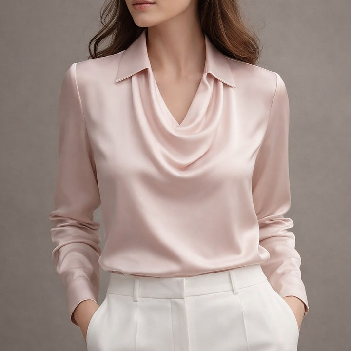 Isola Draped Blouse