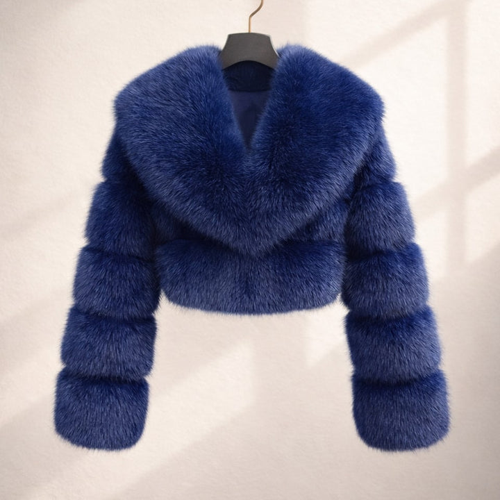 Vittoria Cropped Plush Jacket