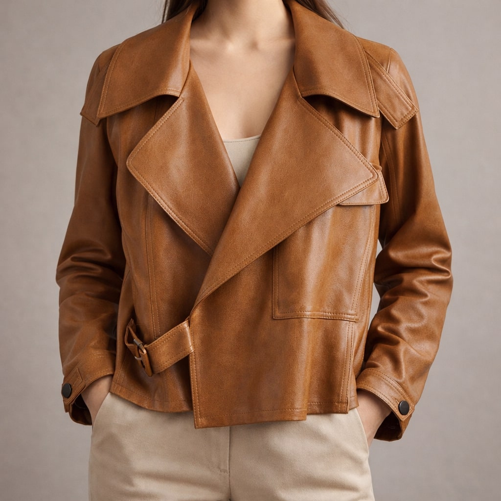 Valentina Smooth Leather Jacket