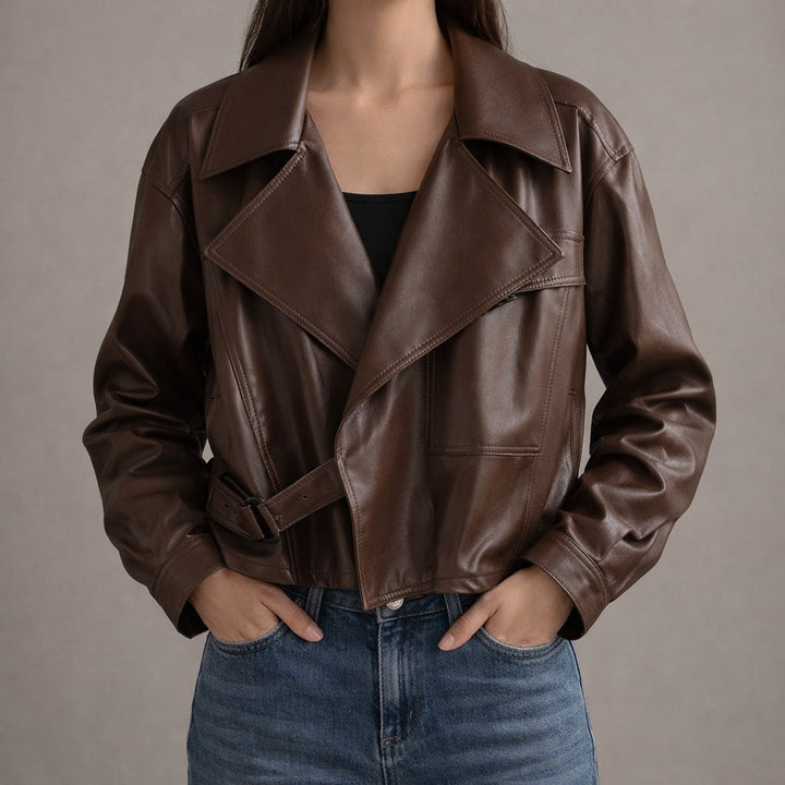 Valentina Smooth Leather Jacket