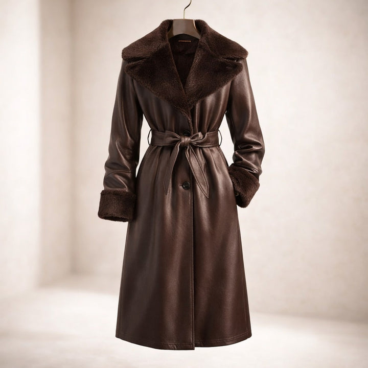 Valentina Leather Coat