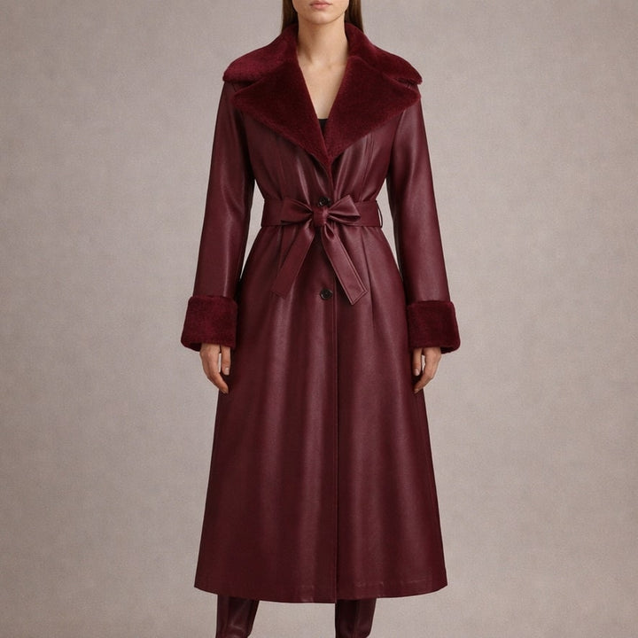 Valentina Leather Coat