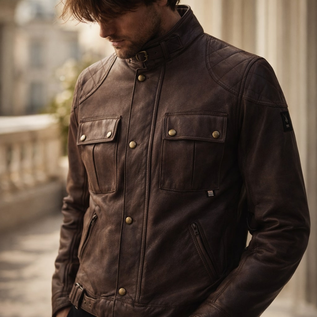 Vittorio Material Utility Jacket