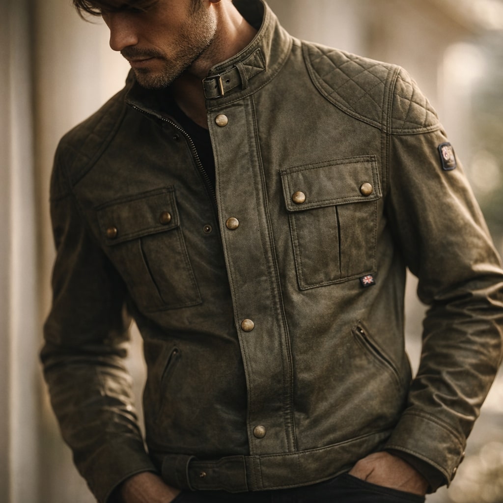 Vittorio Material Utility Jacket