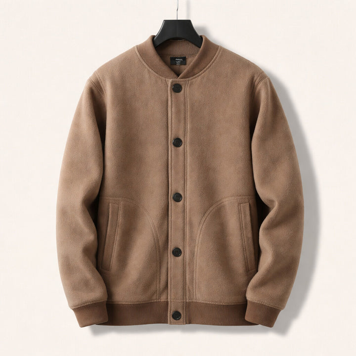 Emilio Fleece Lined Button Jacket