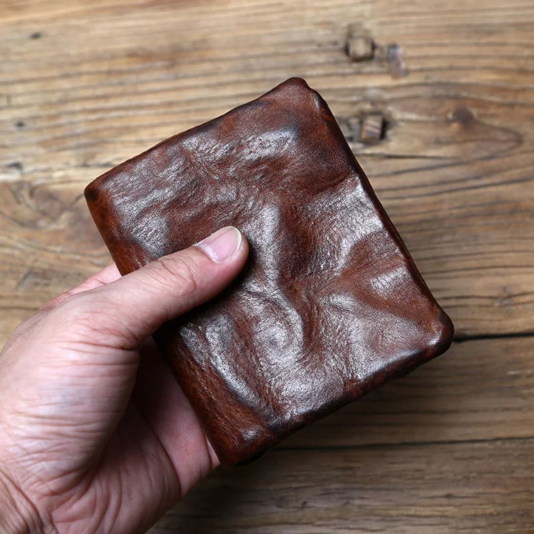 Silvano Distressed Leather Wallet