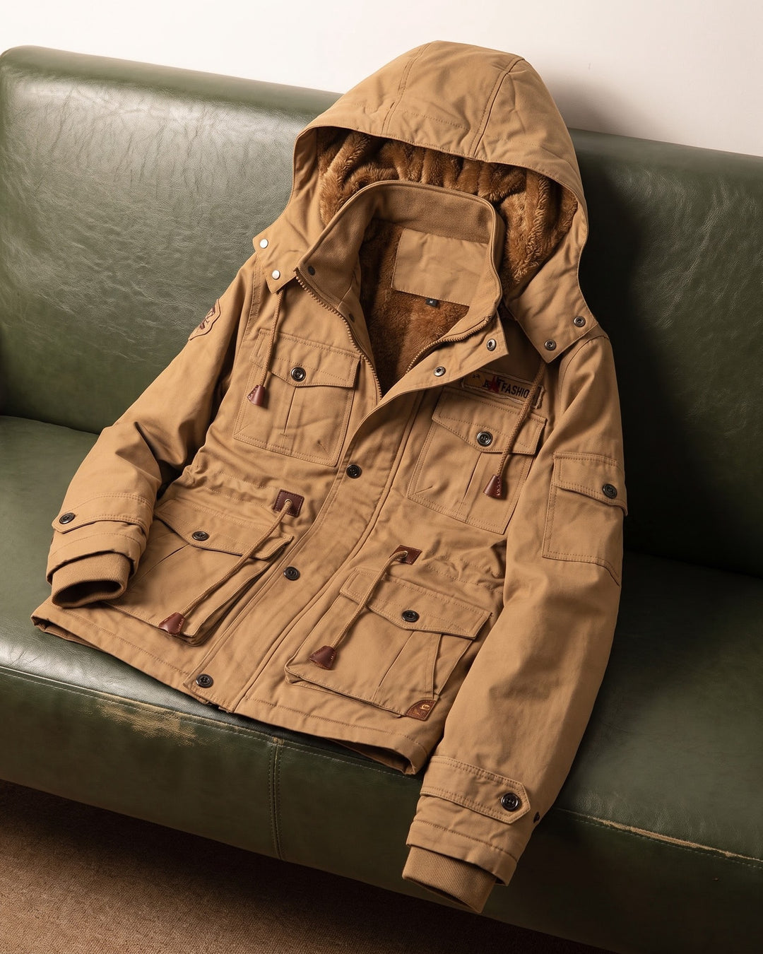 Paolo Cotton Fleece-Lined Jacket