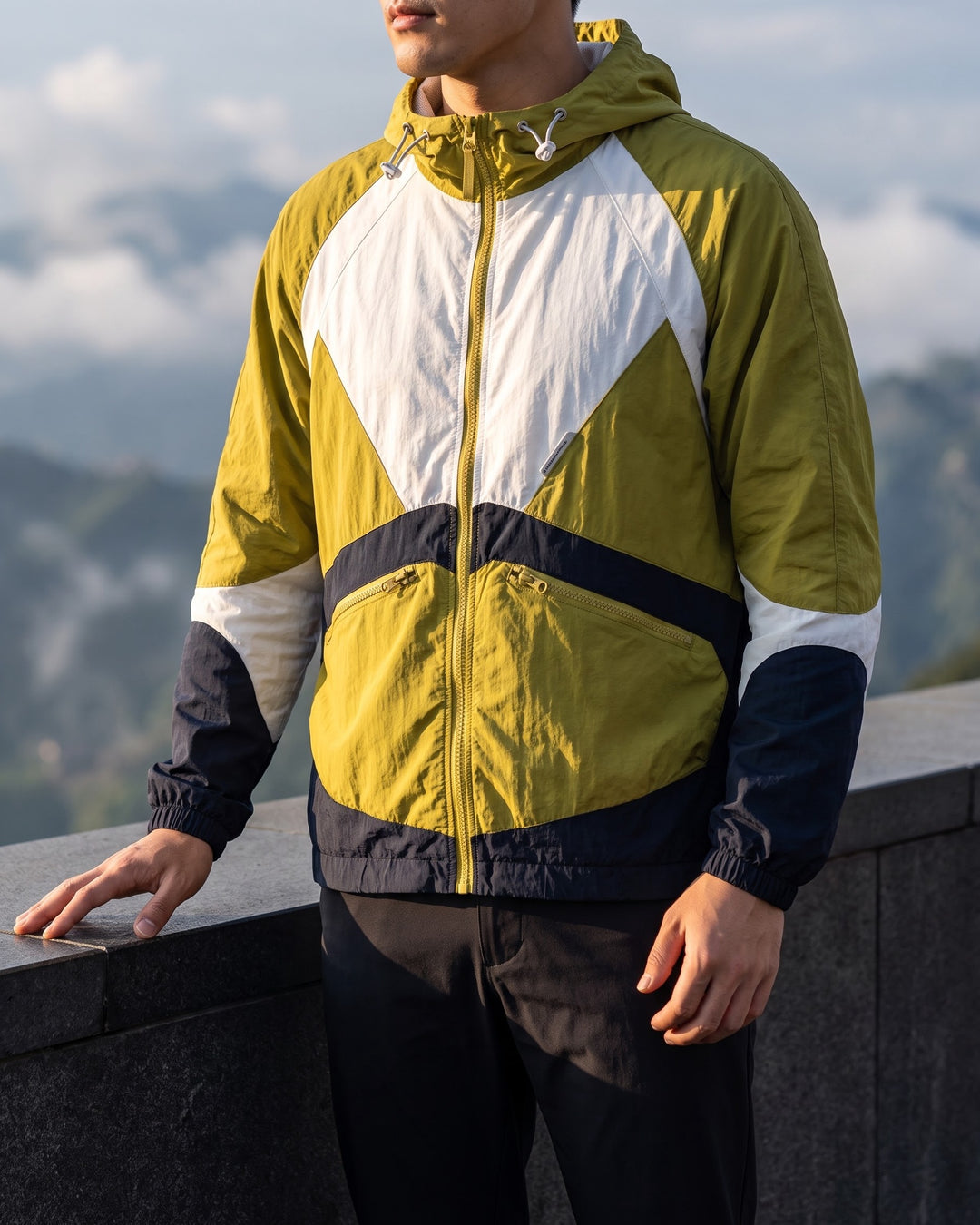 Rinaldo Hooded Windbreaker Jacket
