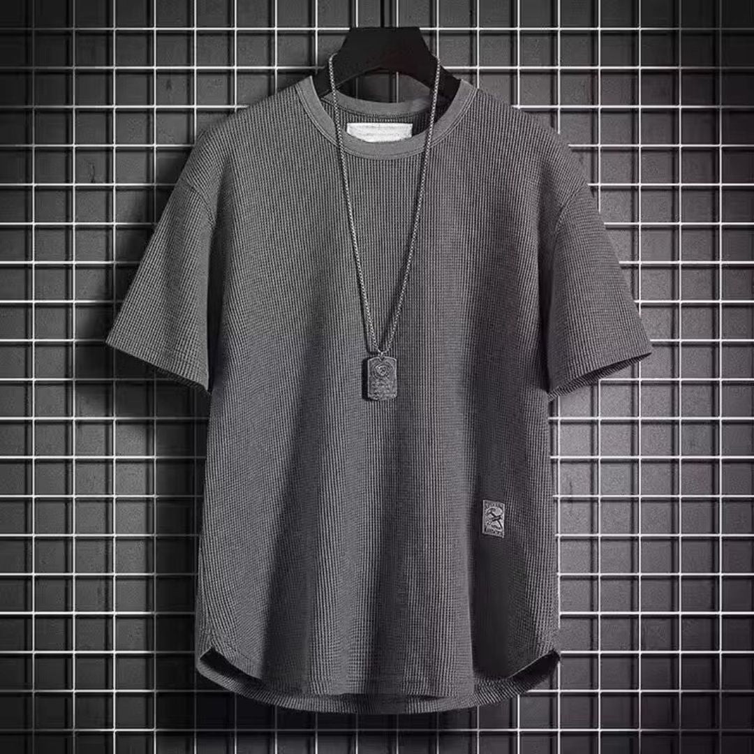 Rene Waffle-Knit Tee