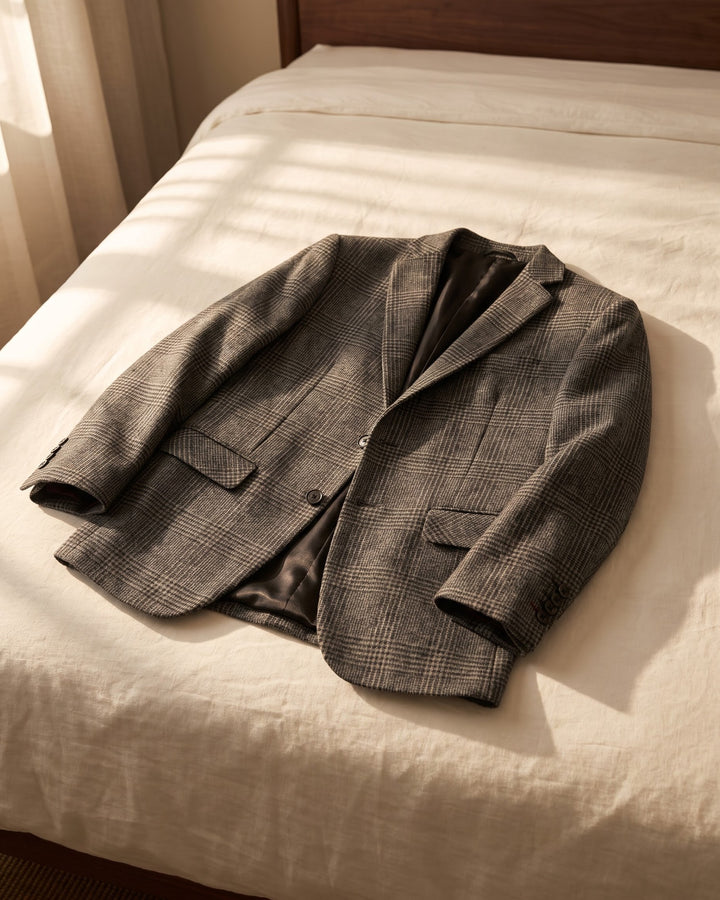 Giovanni Wool Glen Plaid Blazer