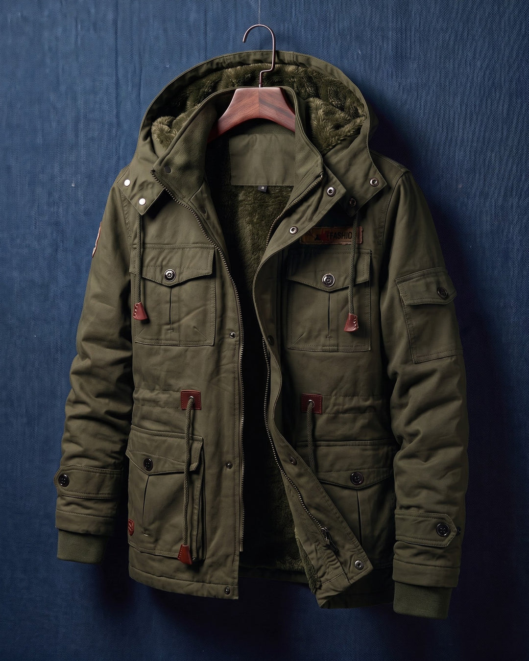 Paolo Cotton Fleece-Lined Jacket