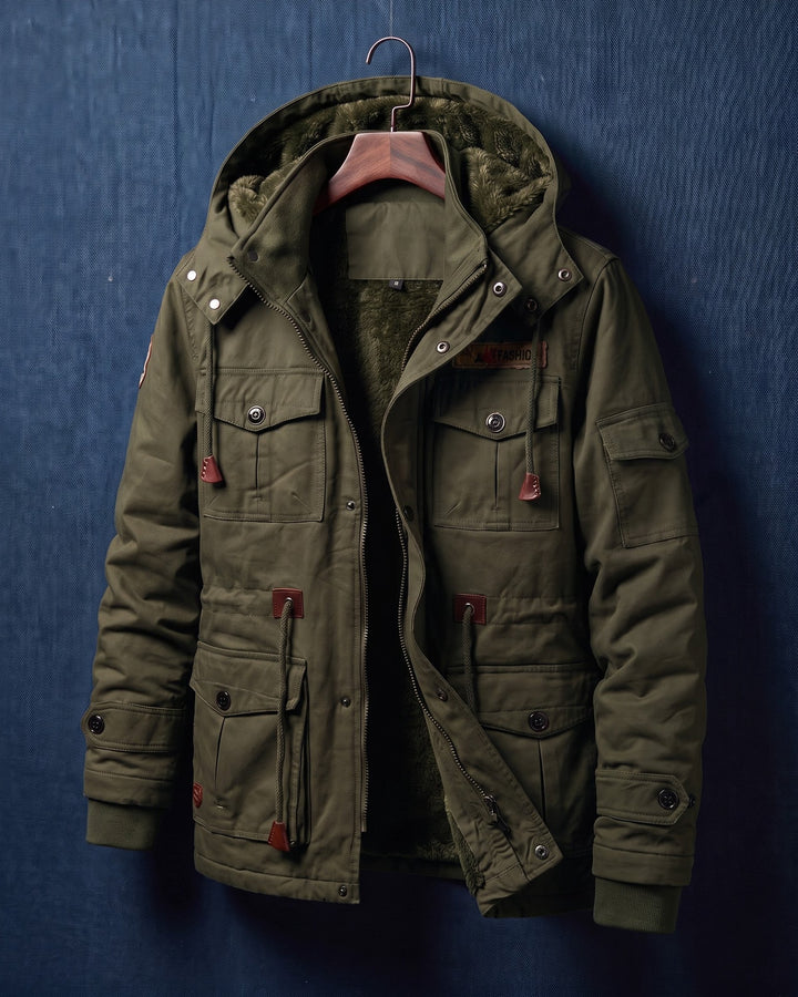 Paolo Cotton Fleece-Lined Jacket