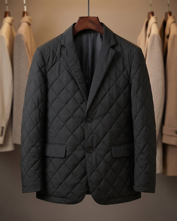 Dario Chenille Blend Quilted Jacket