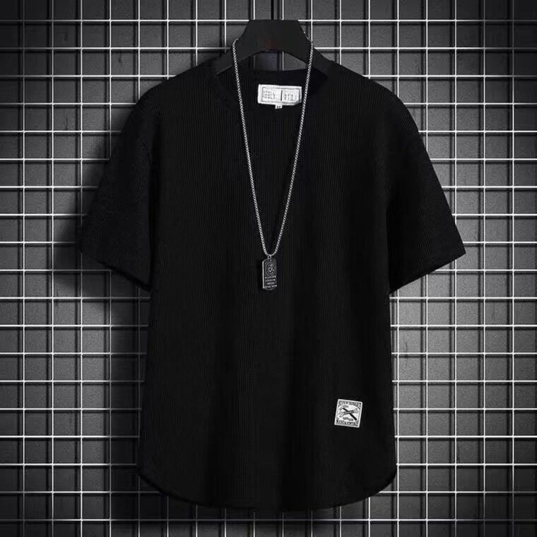 Rene Waffle-Knit Tee