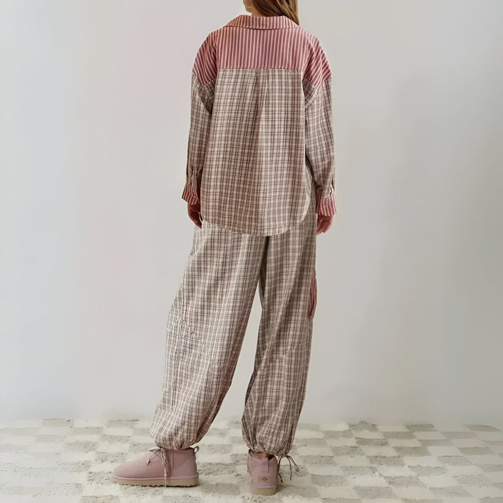 Chiara Relaxed Plaid Pyjama Set