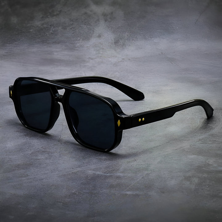 Luciano Retro Aviator Sunglasses