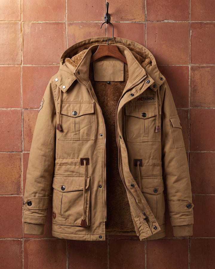 Paolo Cotton Fleece-Lined Jacket